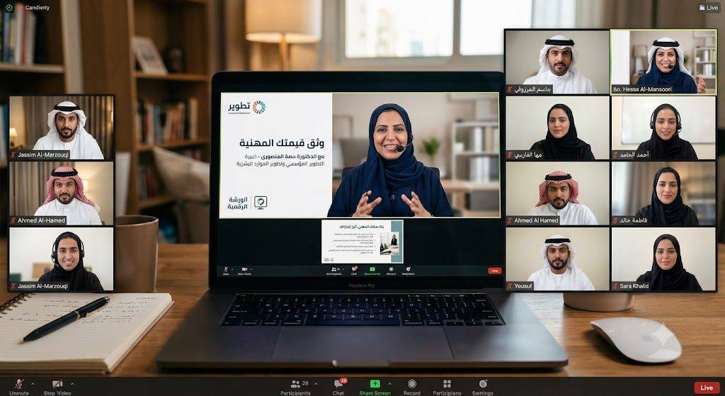 ورشة أونلاين لموظفين في الخليج